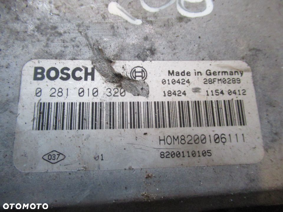 STEROWNIK KOMPUTER SILNIKA OPEL MOVANO RENAULT MASTER II 0281010320 - 2