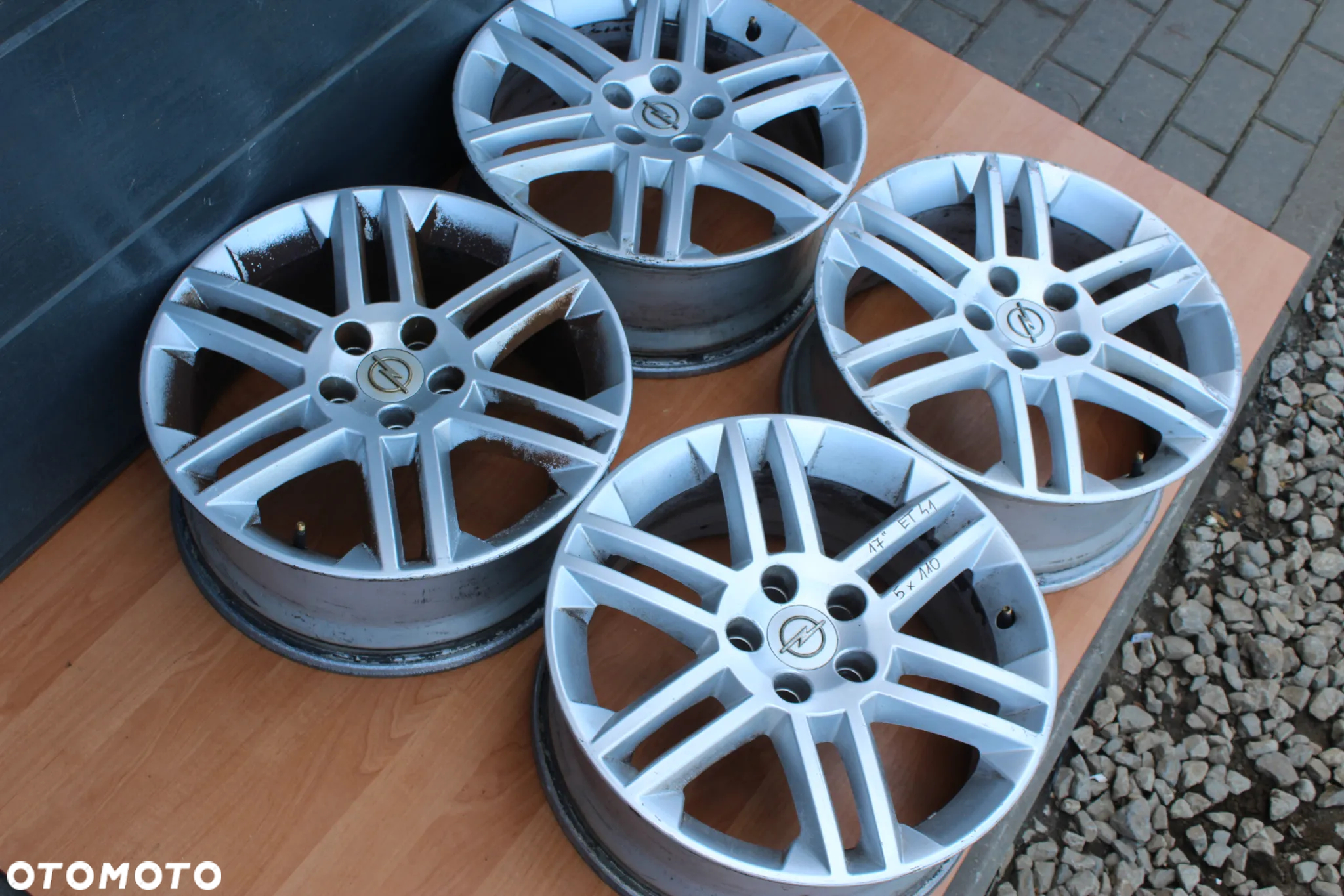 KOŁA FELGI ALUMINIOWE OPEL VECTRA ASTRA ZAFIRA SIGNUM MERIVA 17 cali 5x110 ET41 - 7