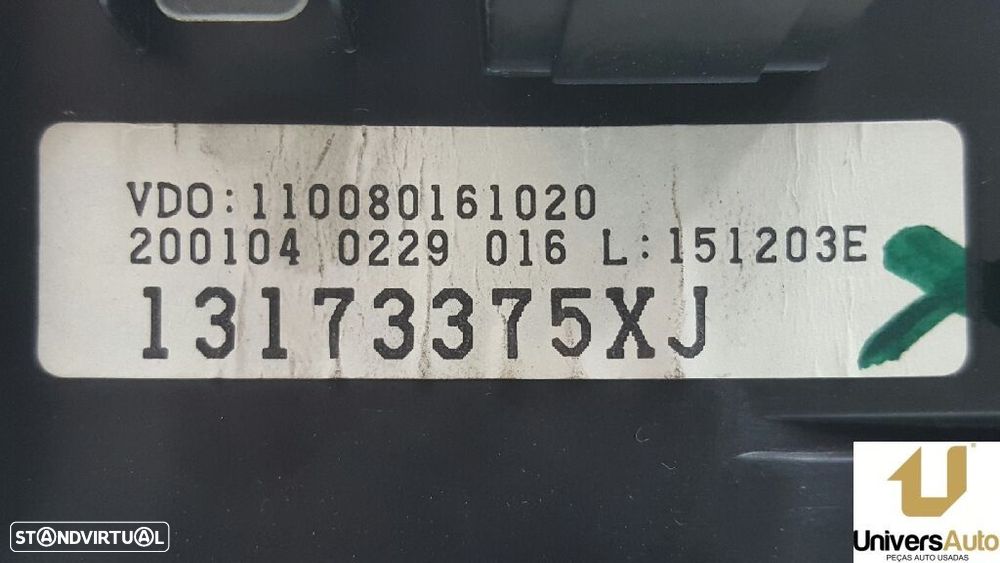 QUADRANTE OPEL MERIVA A LIMUSINA 2004 -13173375 - 8