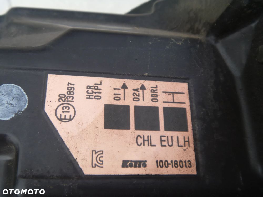 NISSAN QASHQAI II J11- LAMPA LEWA SOCZEWKA LED EUROPA ORYGINAŁ 100-18013 - 4