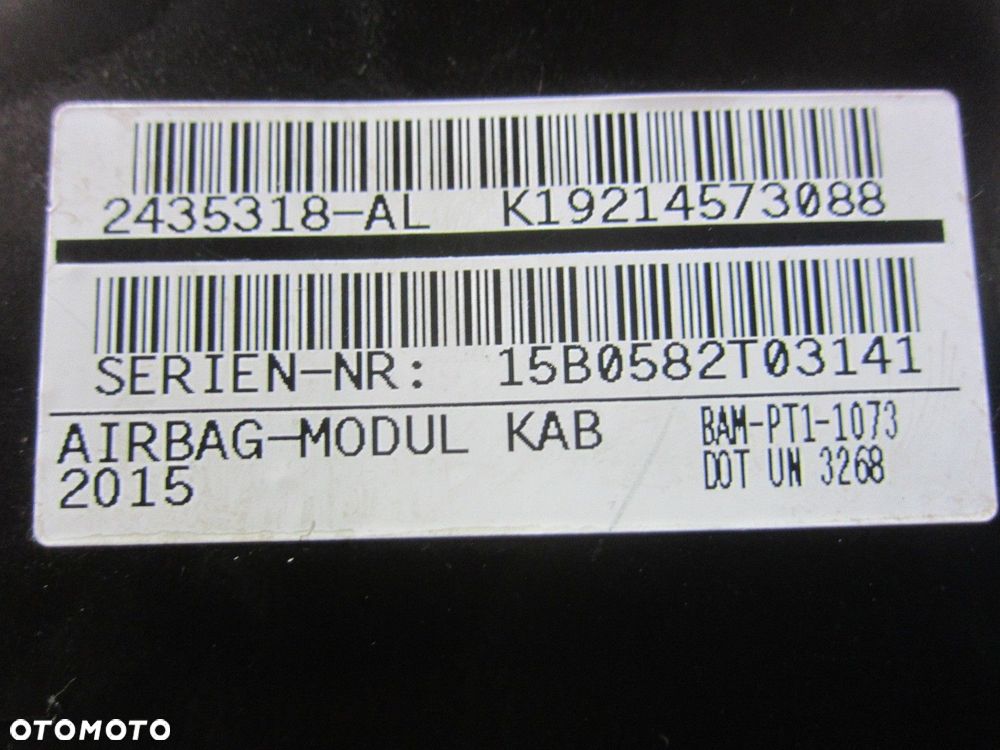 BMW X3 F25 F26 X4 PODUSZKA KOLANOWA LEWA AIRBAG USA 72129214573 9214573 - 8