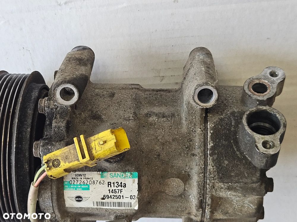 Mini Cooper R55 R56 1.4 1.6 VTi kompresor sprężarka klimatyzacji 6942501-03 - 3