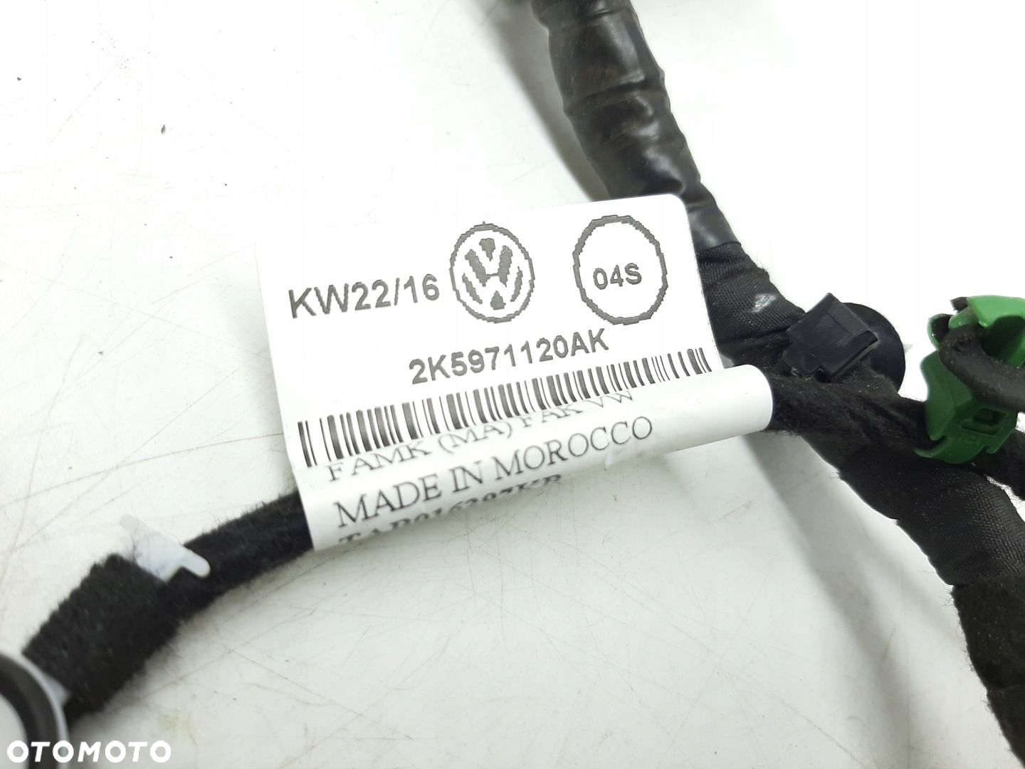 VW CADDY III LIFT DRUGI 15- INSTALACJA WIĄZKA DRZWI LEWY PRZÓD 2K5971120AK - 2