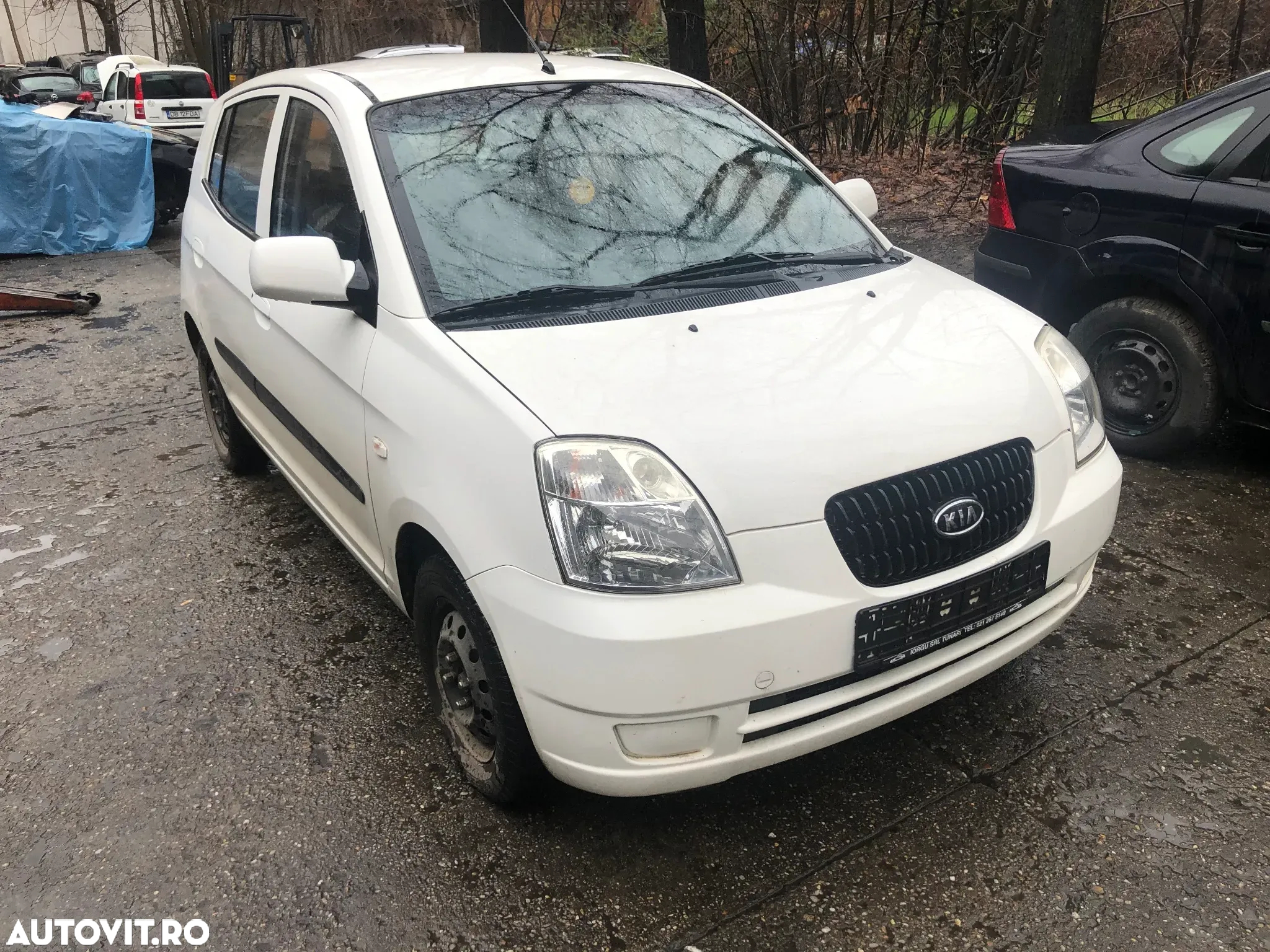 Aripa stanga/Aripa dreapta fata Kia Picanto 2006 alb - 2