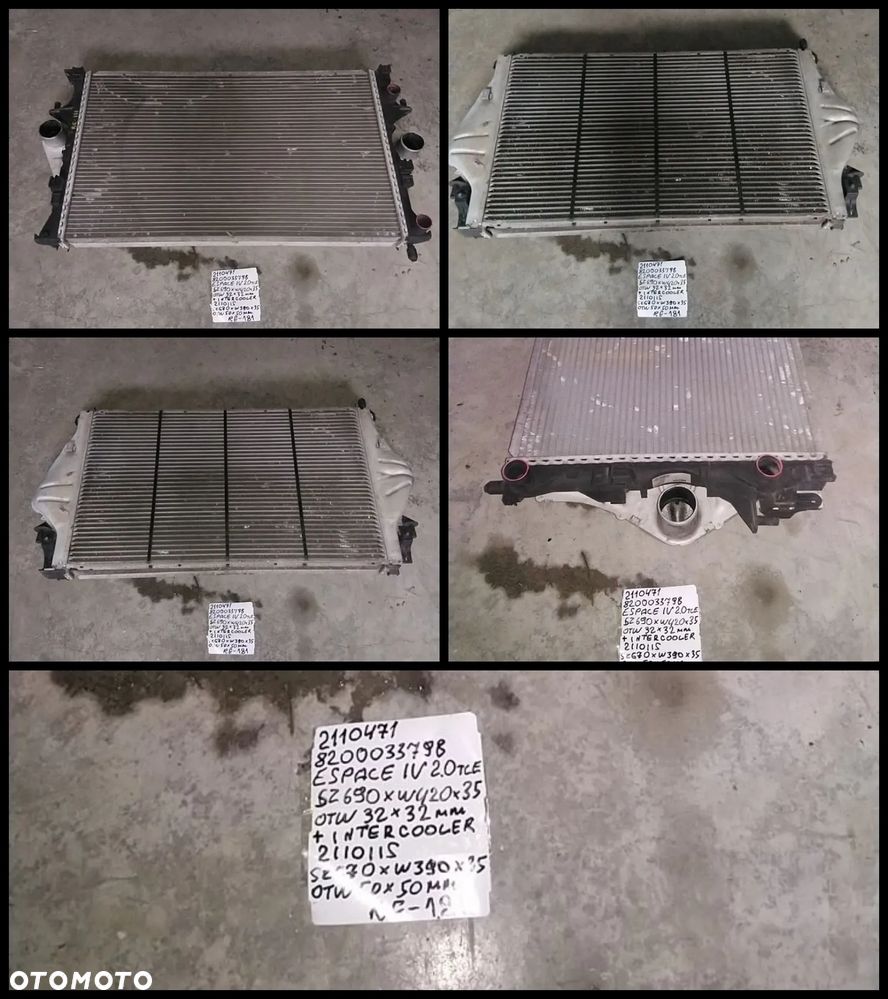 RENAULT CHŁODNICA WODY - 12