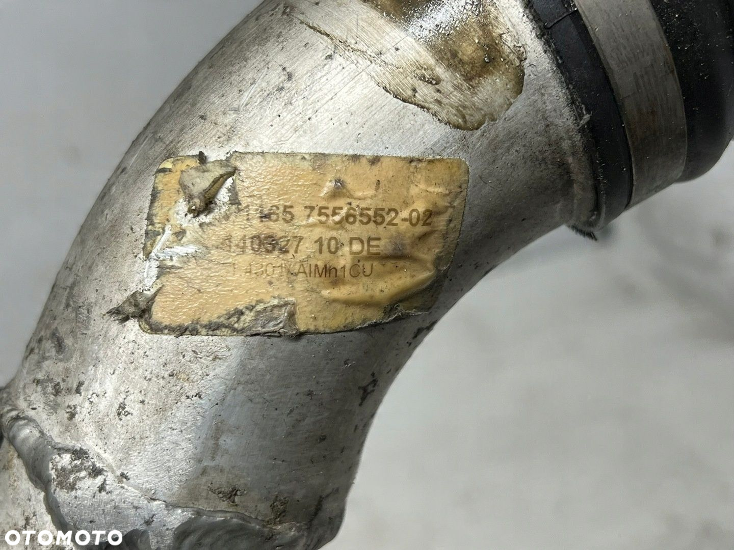BMW e90 e92 E91 335i n54b30a N54 7556552 przewód rura intercoolera - 8