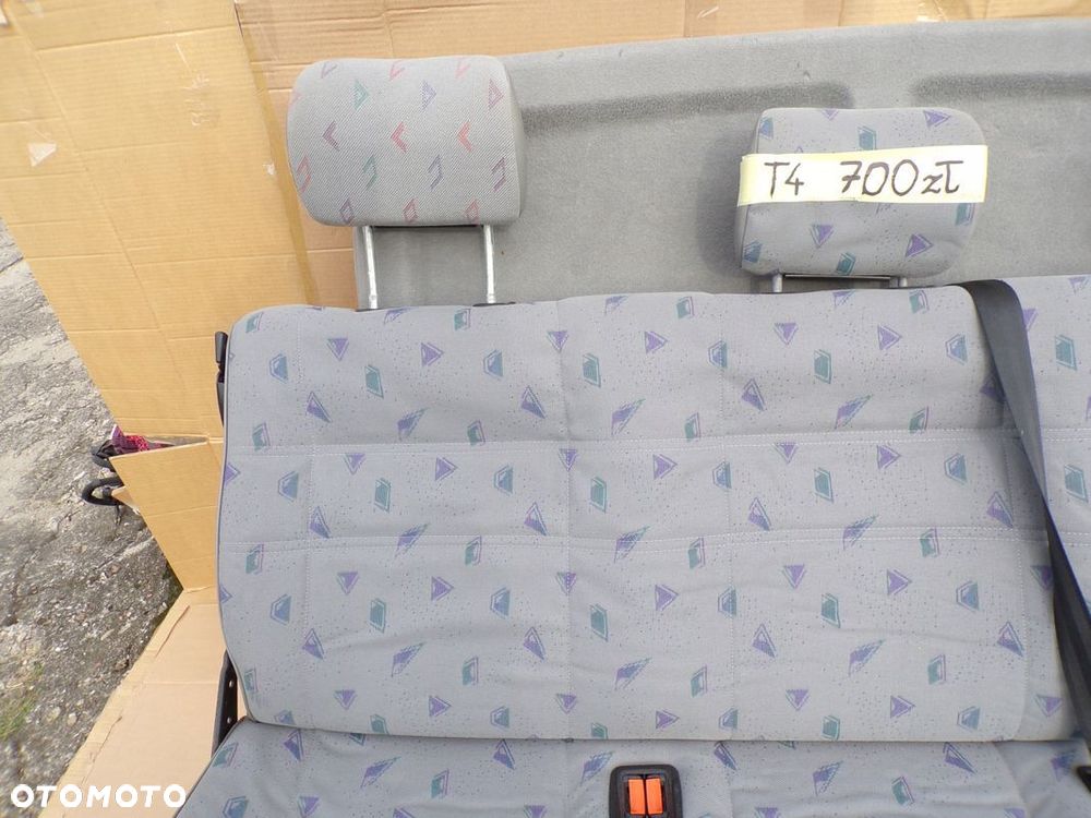 VW Transporter T4 fotel kanapa 3 osobowa III rząd - 4