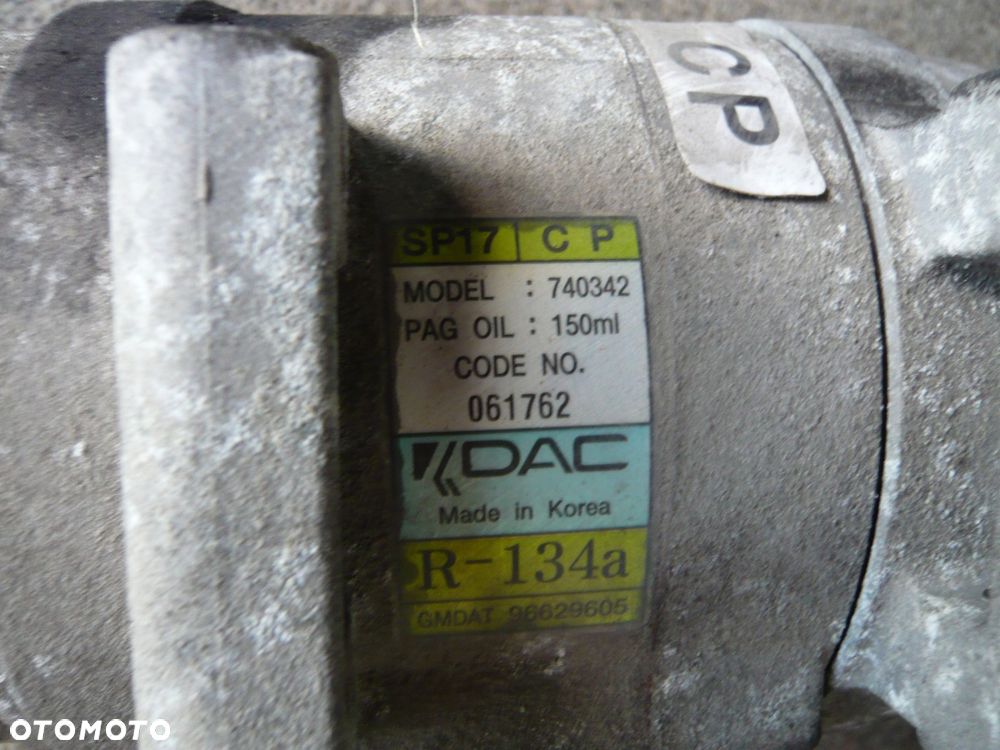 sprężarka kompresor klimatyzacji 740342 chevrolet captiva - 3