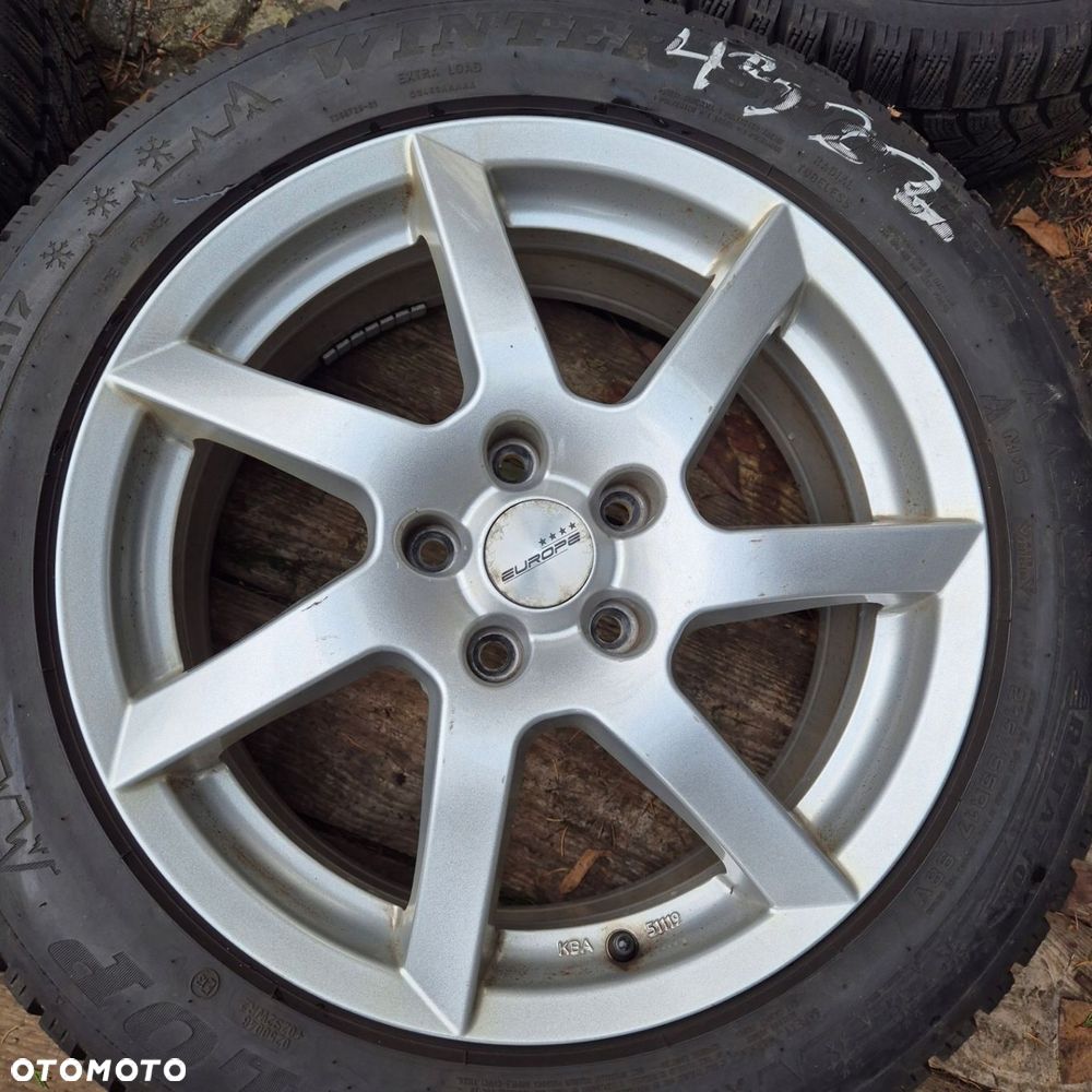 ZIMA KOŁA 17 SKODA SUPERB OCTAVIA W PASSAT TOURAN SHARAN T-ROC 215/55 R17 - 2