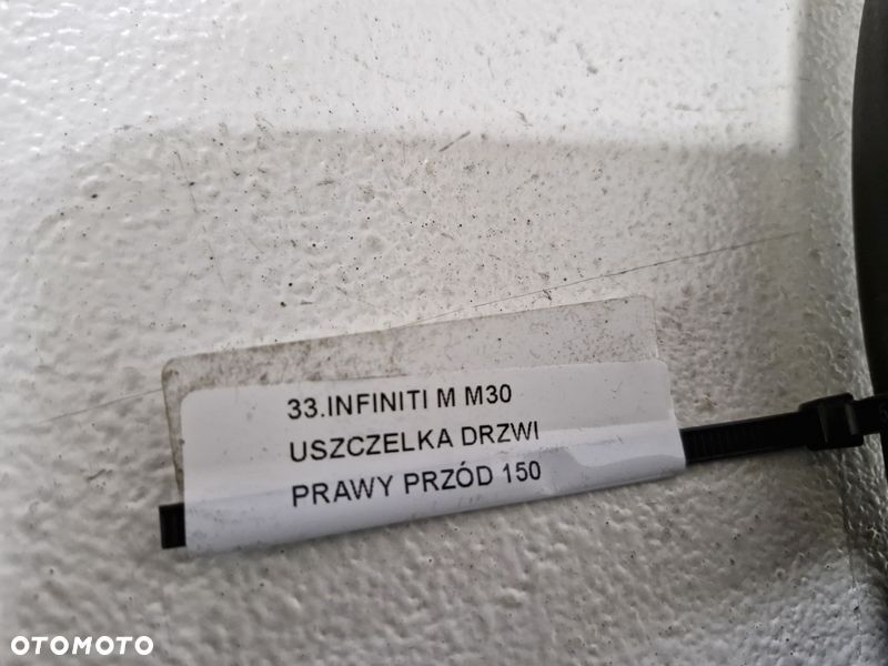 infiniti m m30 uszczelka drzwi prawy przód prawa przednia karoseryjna - 4