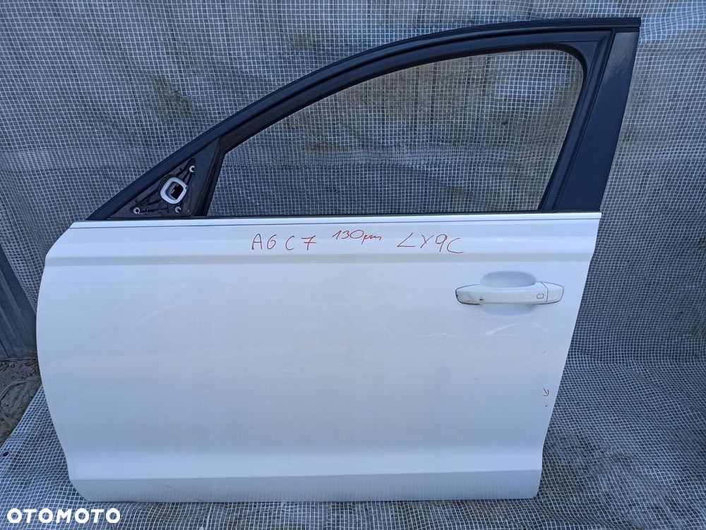 AUDI A6 C7 4G0 DRZWI LEWE PRZEDNIE PRZÓD LY9C KOMPLETNE W KOLOR 130 MIKRON - 1
