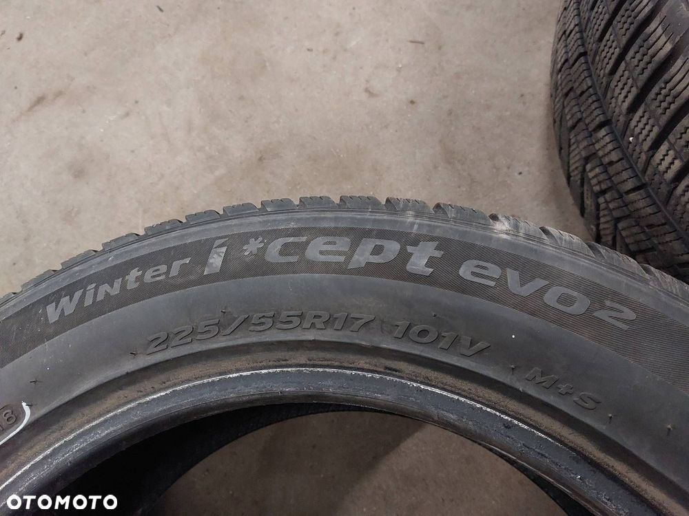 OPONY ZIMOWE 2 SZT 225/55R17 2018R HANKOOK WINTER ICEPT EVO 2 - 2