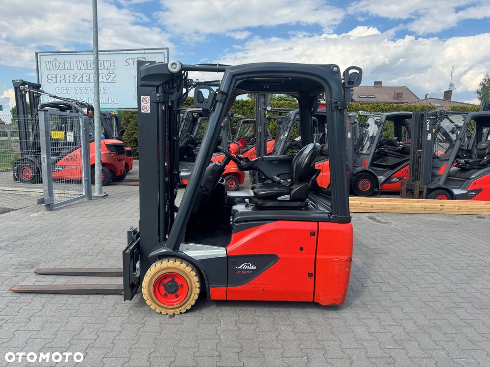Linde Linde E16 Evo tylko 1180 mth 2020 triplex wolny skok h20 h18 toyot - 2
