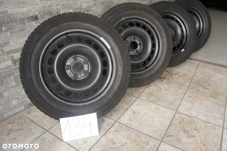 NR 134 Koła Zima Stalowe AUDI A4 , A5 205/60/16 Continental - 1