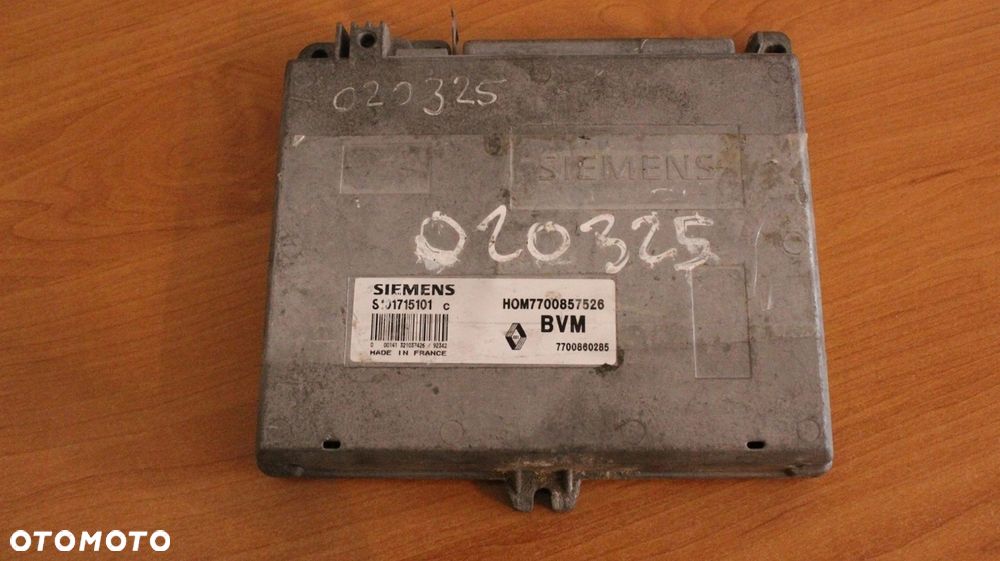 Komputer RENAULT 19 HOM7700857526 S101715101 - 1