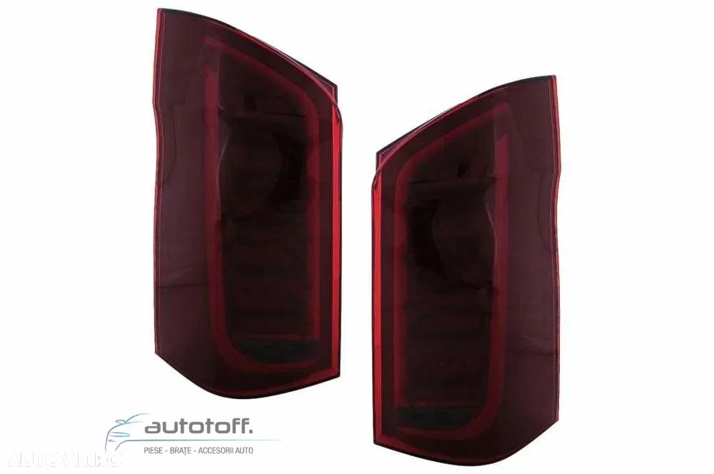 Stopuri Full LED compatibil Mercedes V-Class W447 (2014-2019) Fumurii - 6