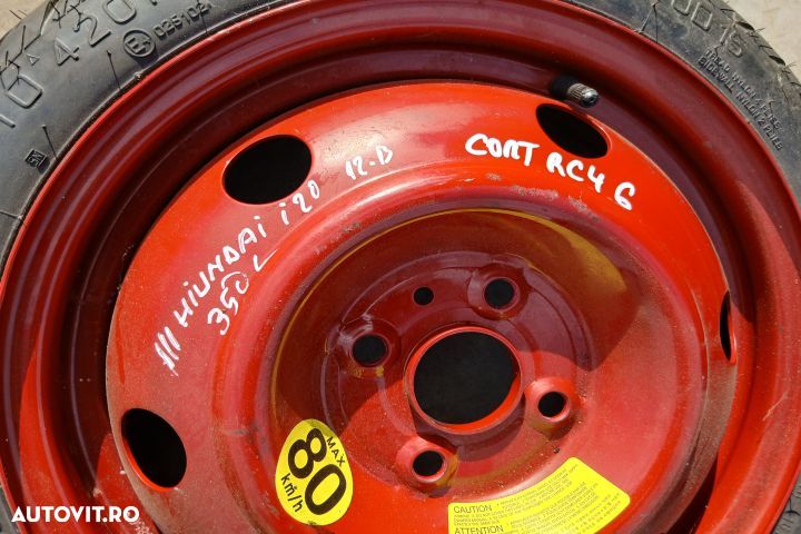 Roata de rezerva slim R15 52910-1G850 31/2JX15H46 115/70 R15 52910-1G - 3