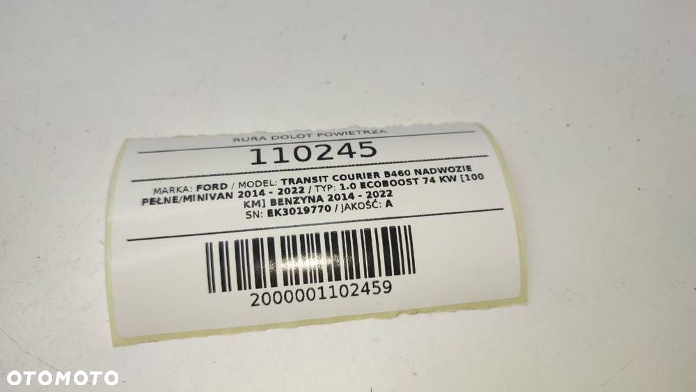 RURA DOLOT POWIETRZA PRZEWÓD 0261230281 EK3019770 1.0 ECOBOOST FORD - 6