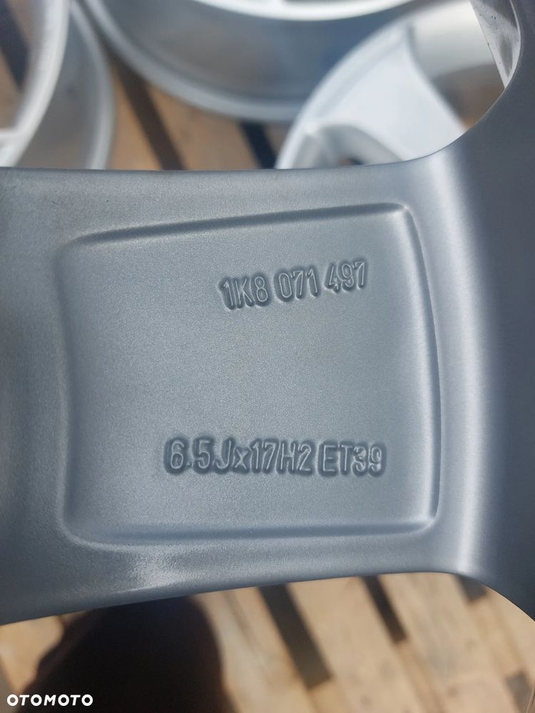 VW GOLF VI FELGI ALUMINIOWE R17 6.5J ET39 5X112 OE 1k8071497 - 7