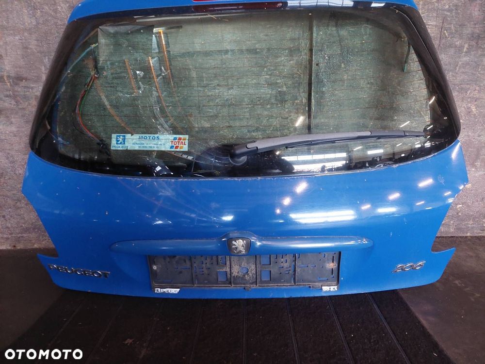 KOMPLETNY TYŁ KLAPA BAGAŻNIKA ZDERZAK TYŁ LAMPA PEUGEOT 206 I HB EGJ - 9