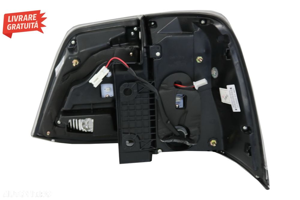 Stopuri LED Alb si Negru Toyota Land Cruiser FJ200 J200 (2007-2011)- livrare gratuita - 8