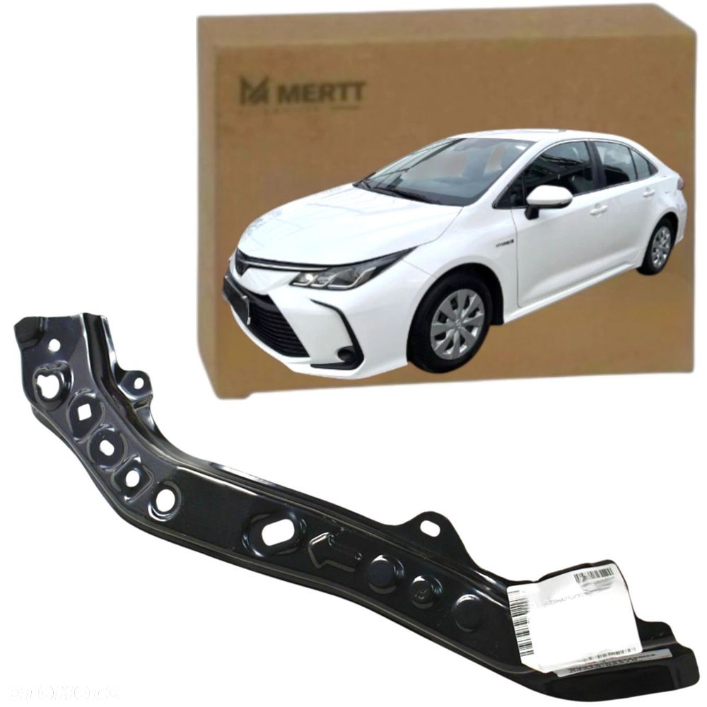 WZMOCNIENIA PASA PRZEDNIEGO GÓRNE OKULARY LAMPY TOYOTA COROLLA E21 KOMPLET - 2