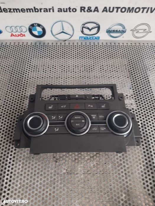 Panou Modul Comenzi Clima Dublu Climatronic Range Rover Sport Facelift An 2011-2013 CH32-19E900-EB - 1