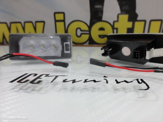 Suporte De Lâmpada De Matricula Com Led Branco Para Audi A1, A3, A4 B8, A5, A6, A7, Q3, Q5, Q7, TT, TTS, TTRS, Porsche Panamera 2010-, Seat Alhambra, Ibiza 6J SC/5-doors/ST 2008, Ateca, VW Sharan 7N, Touran GP2, Touareg 2, Tiguan, Polo, Golf 6, 7 Variant, Golf Plus, Jetta, Passat B6, B7, Skoda Fabia 5J, Superb 3T, Octavia (5E), Rapid  Yeti 5L. - 14