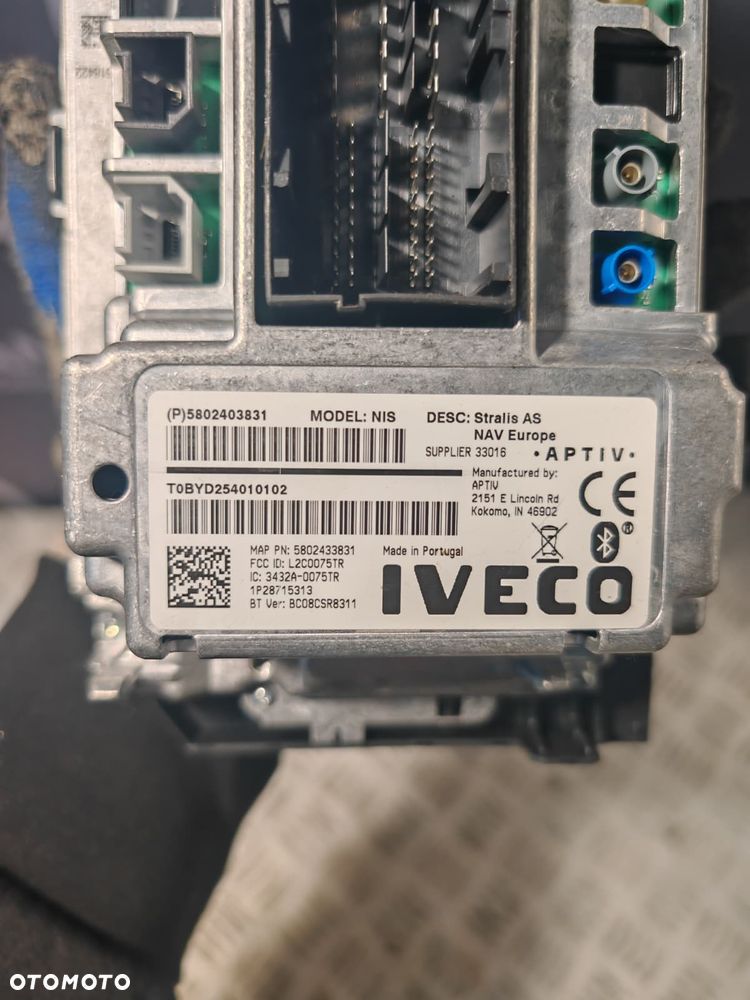 RADIO / NAWIGACJA IVECO S-WAY STRALIS 5802403831 - 2