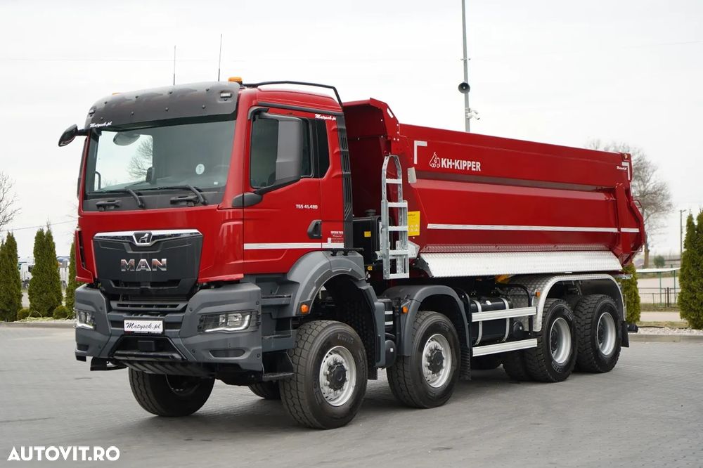 MAN TGS 41.480 / 8X6 / BASCULATOR / AUTOMAT / NOU-NOUȚ / ECHIPAMENTE FOARTE BOGATE / - 9