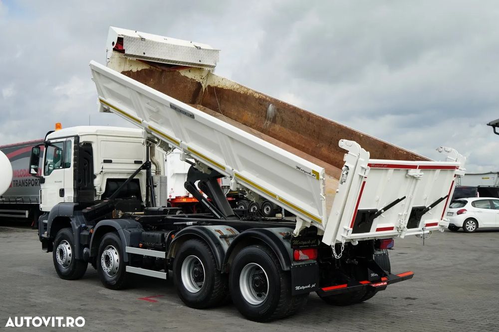 MAN TGS 35.420 / 8X4 / BASCULATOR CU 2 LATE / MEILLER KIPPER / HIDROBRAT / AUTOMAT / EURO 6 - 5