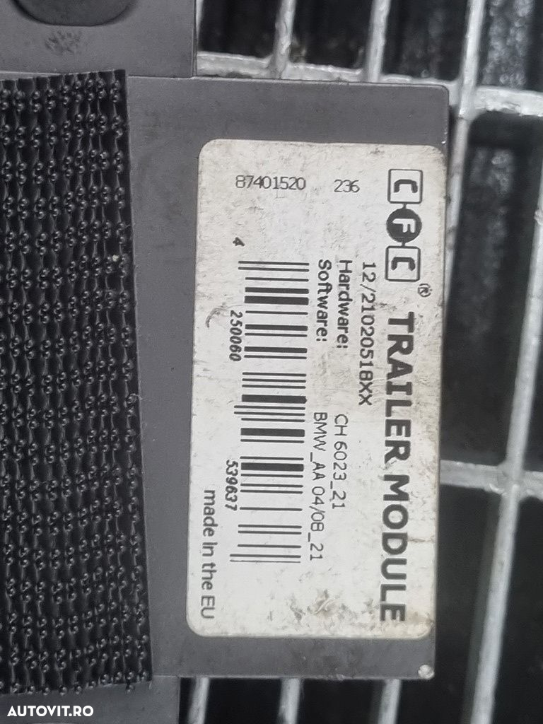 Carlig remorcare BMW X5 E70 2009 - 2010 SUV 4 Usi (1102) CU MODUL 303273 - 4