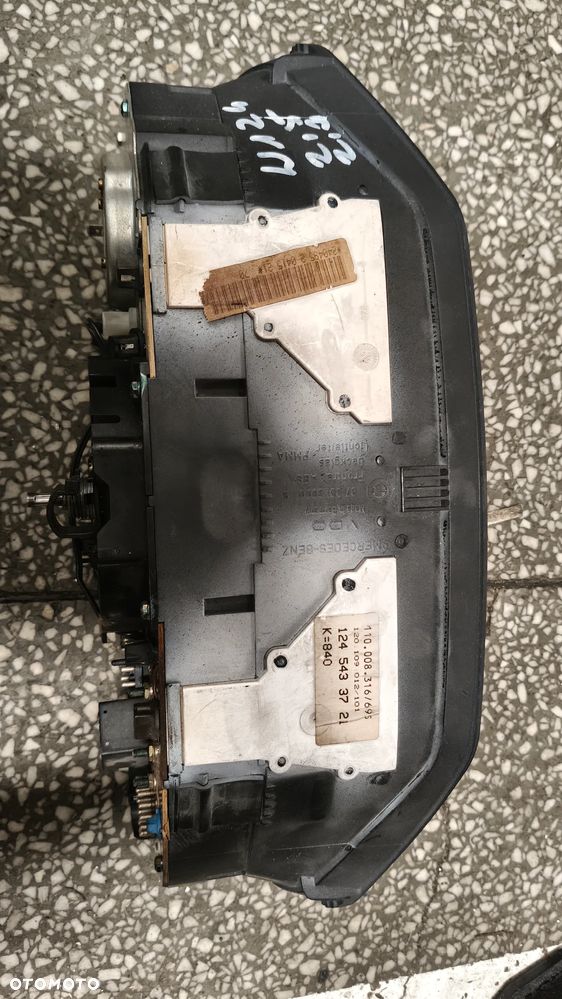 Licznik prędkościomierz Mercedes w124 w123 w201 MB190 diesel Mercedes 814-817 kaczka - 3