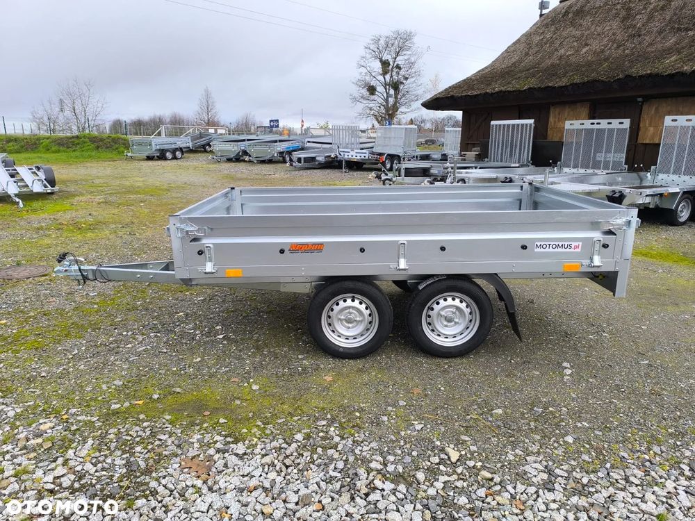 Neptun Przyczepa Neptun N7-263 2 KPS BASELINE 263x145x30 2 osie 750 kg koła pod spodem platforma - 8