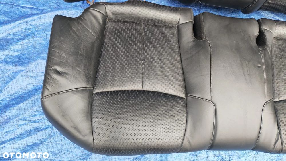 KANAPA TYŁ TYLNA SKÓRA PODŁOKIETNIK ZAGŁÓWEK ZAGŁÓWKI KOMPLET INFINITI M M30 M35 M37 Q70 - 3