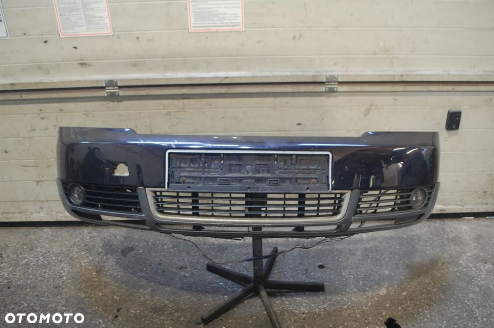 ZDERZAK PRZÓD PRZEDNI KOMPLETNY HALOGENY LZ5L AUDI A4 B6 - 1