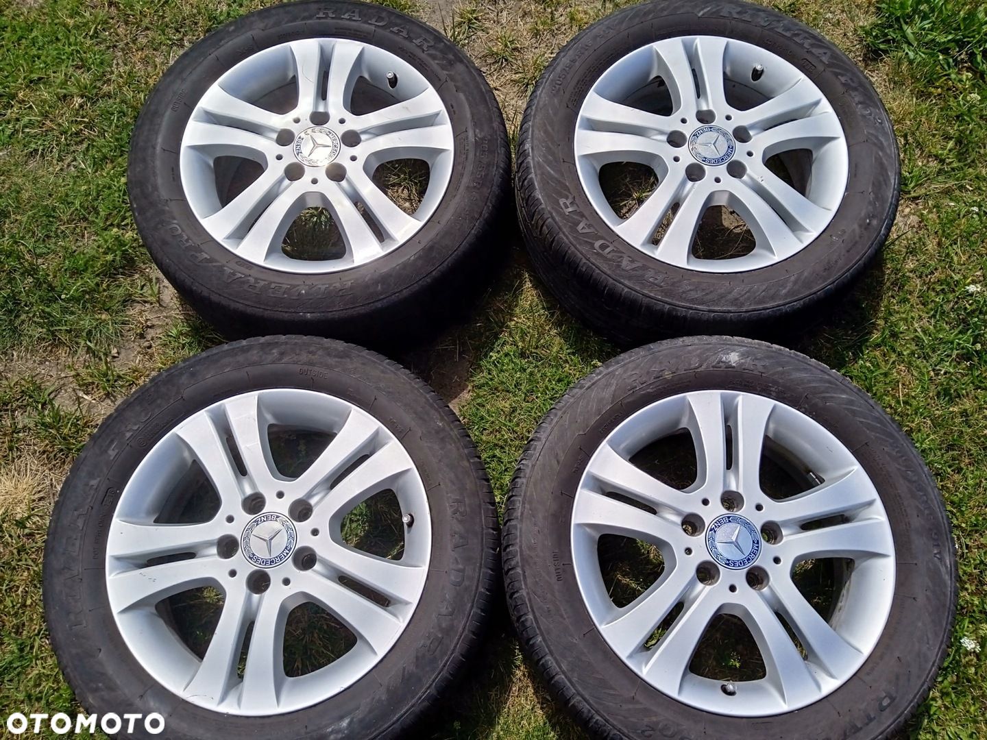 felgi aluminiowe 5x112 Mercedes A C W168 W169 W176 W203 Vw Passat et46 16 - 1