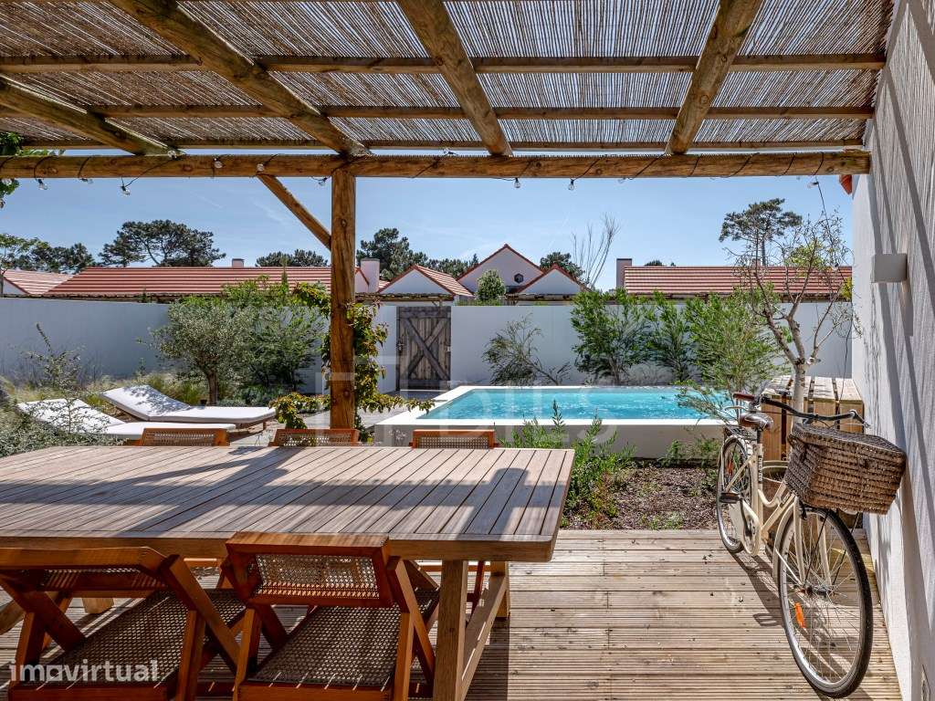 Moradia T3, nova, com jardim privativo e deck exterior, na Comporta - Grande imagem: 3/32