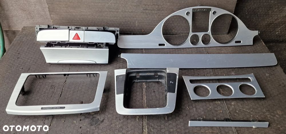 DEKORY LISTWY OZDOBNE RAMKA POPIELNICZKA KOMPLET VW PASSAT B6 - 2