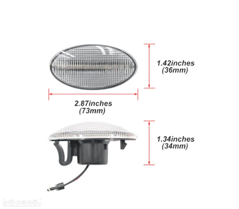 PISCAS LED DINAMICOS OPEL ASTRA F CORSA TIGRA CROMADO - 2