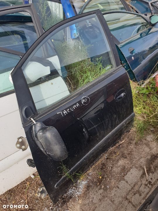 Drzwi przód lewy Daewoo Tacuma CZARNE ! Przednie lewe  ! WYSYŁKA !! - 1