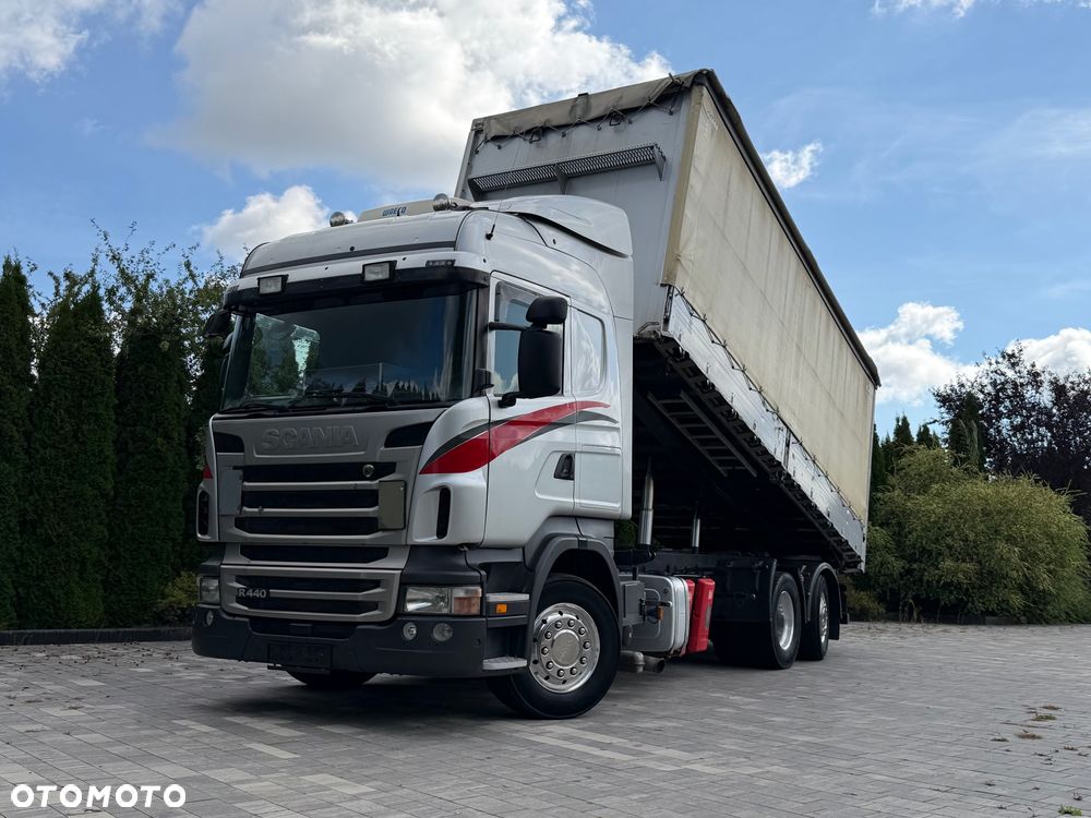 Scania / R440 / 6X2 / WYWROTKA+BURTO-FIRANKA / ZBOŻA-OTRĘBY-TORF ITP. / - 5