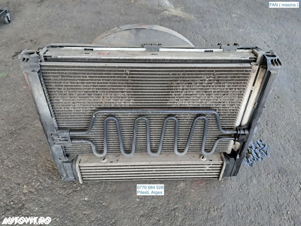 Radiator intercooler Radiator clima ac Radiator racire motor Electroventilator GMW Carcasa suport radiatoare Originale BMW E90+LCI E91+LCI E92+LCI E93+LCI - 1