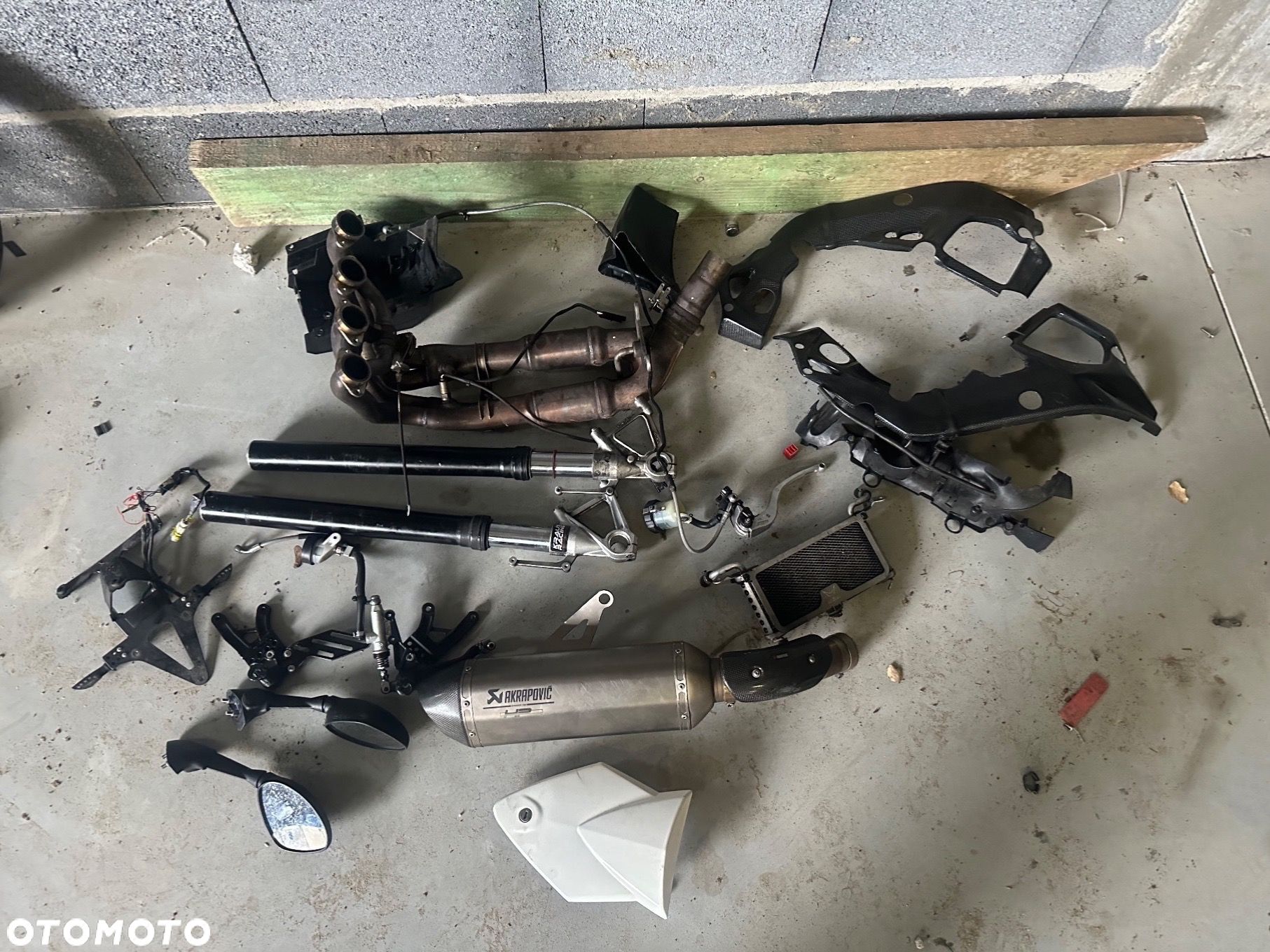 BMW S1000RR lagi koło półka chłodnica lampa wydech kolektor części amortyzator zbiornik - 1
