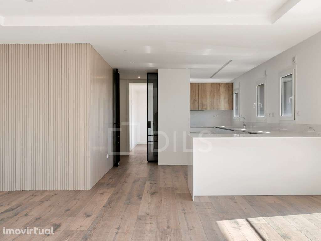 Apartamento T3 novo, com terraço e garagem, em Almada - Grande imagem: 2/33