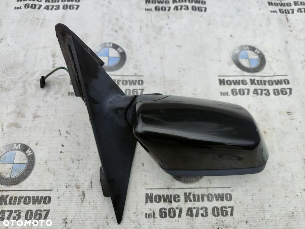 BMW E46 Sedan Kombi Lusterko prawe Black Sapphire 475 5 pinów Europa - 3