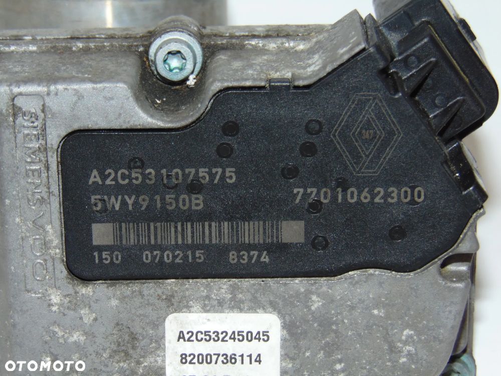 ORYGINAŁ przepustnica 7701062300 5WY9150B Renault Megane Scenic Laguna 2 II 01-09r - 2