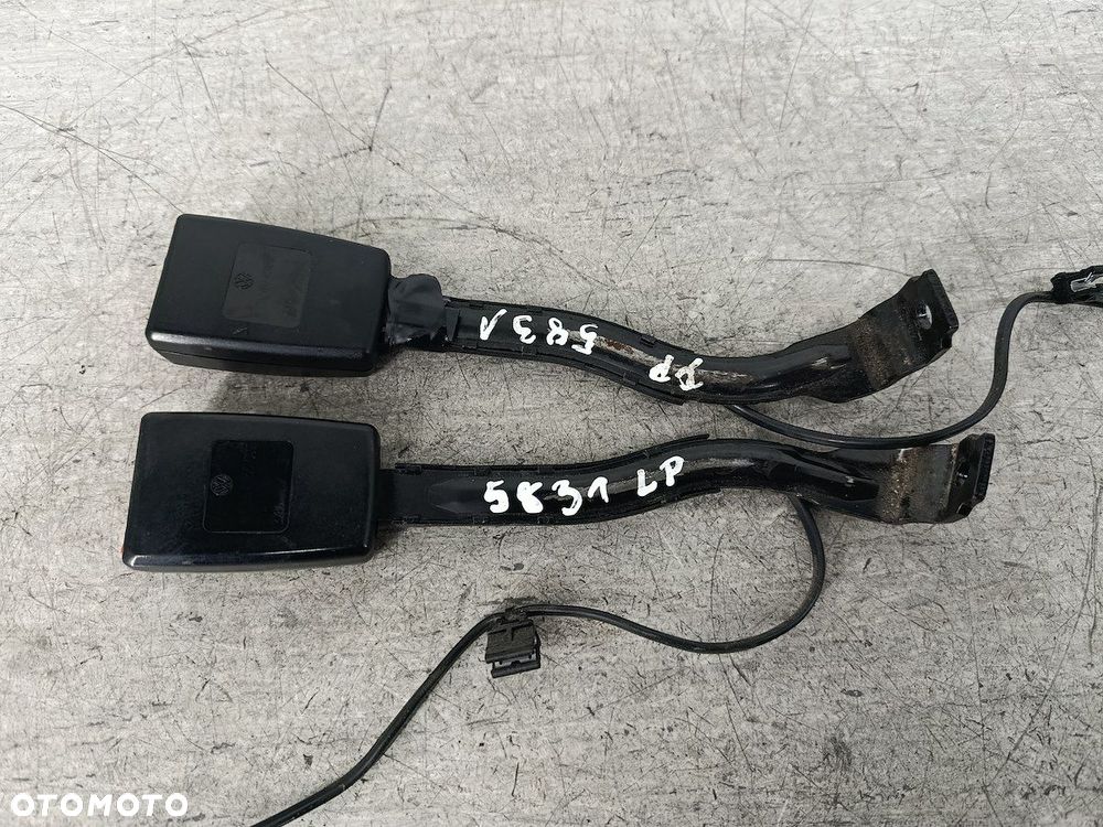 ZAPINKI, SPINKI PASA PRZÓD KOMPLET VW PASSAT B6 3C0857756  3C0857755 - 1