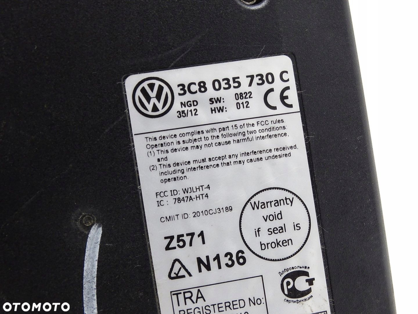MODUŁ KOMPUTER STEROWNIK BLUETOOTH VW TIGUAN I 5N 3C8035730C - 4