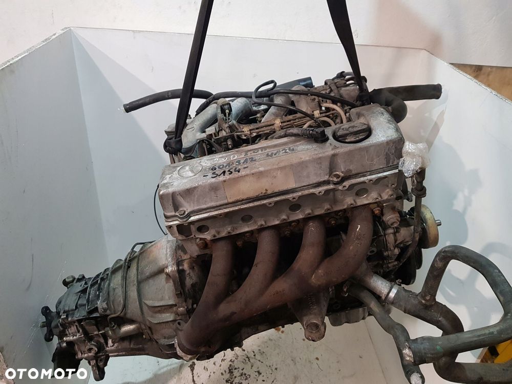 silnik kompletny+skrzynia mercedes e w124 190 w201 200d 2.0 d 601912 75km - 1